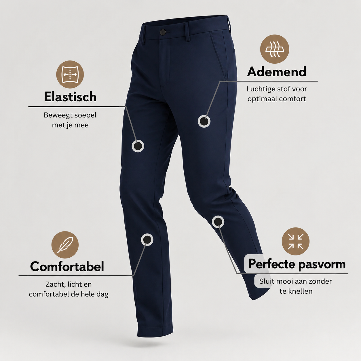 Mate™ | Stretch Comfort Broek