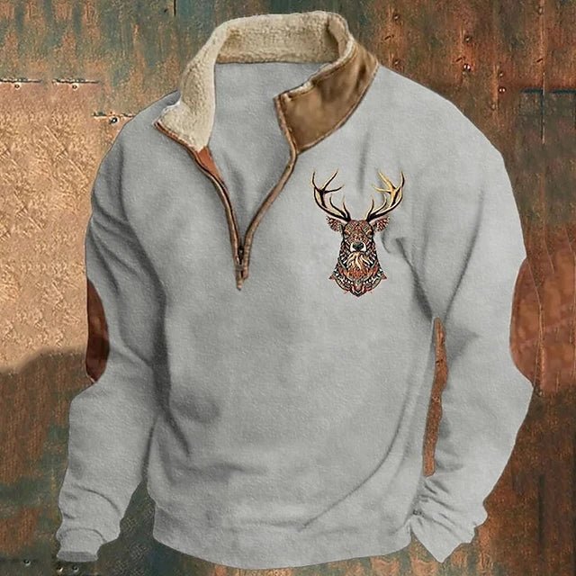 Gunter | Elegante en warme pullover met ritskraag