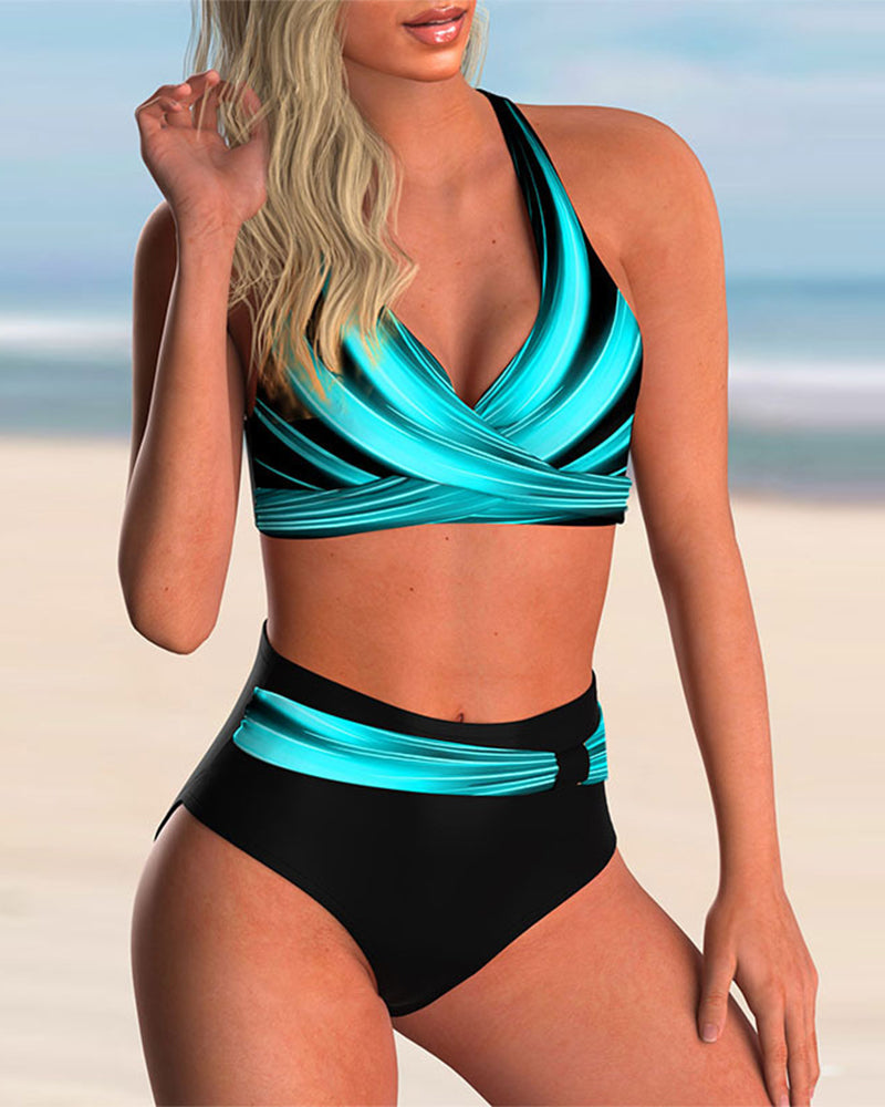 LILLIE | Elegante Bikini met Levendige Print