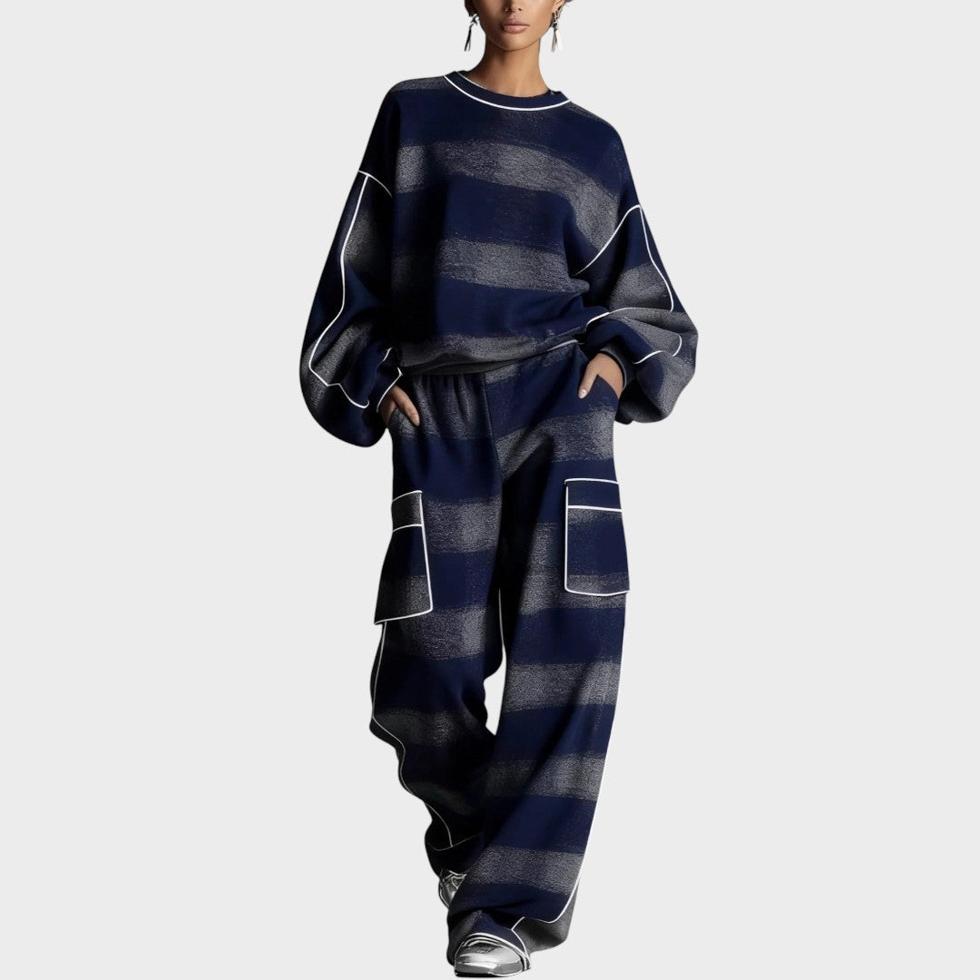 Ashley | Jersey- en Broekset met ultiem comfort en flatterende look voor dagelijks en reizen