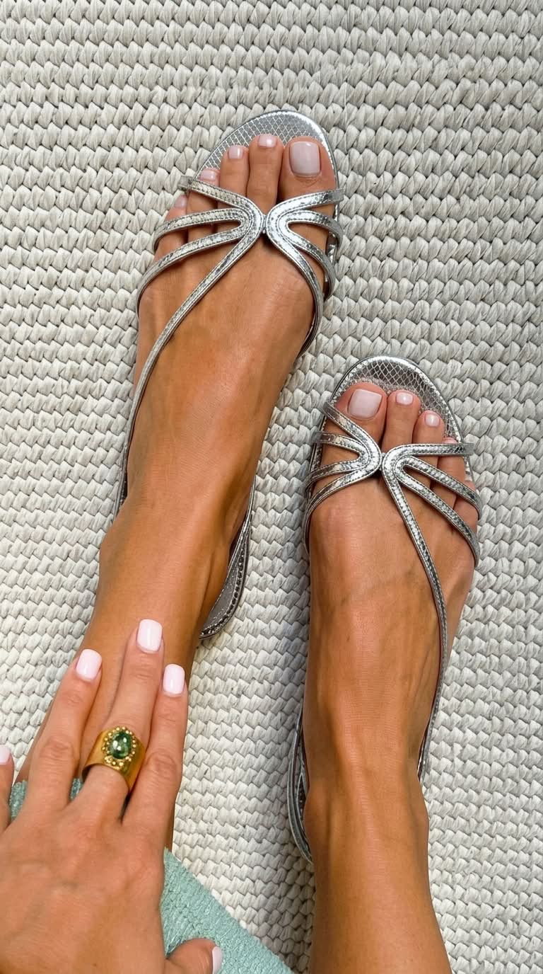 Laria™ | Gouden Sandalen met Zomerse Elegantie