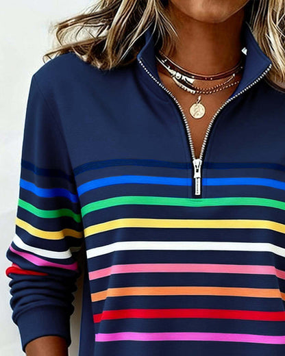 MIEKE | Casual Sweater met Comfort en Kleurrijke Stijl voor Elke Dag