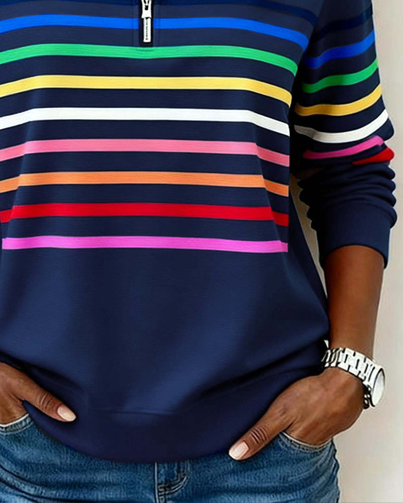 MIEKE | Casual Sweater met Comfort en Kleurrijke Stijl voor Elke Dag