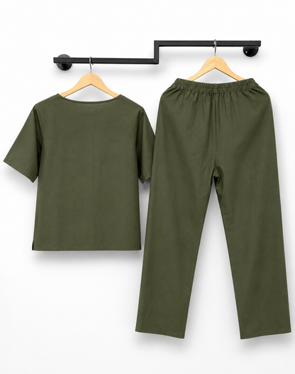 Comfortabele Dames Co-ord Set  Tweedelige Set met Top en Broek