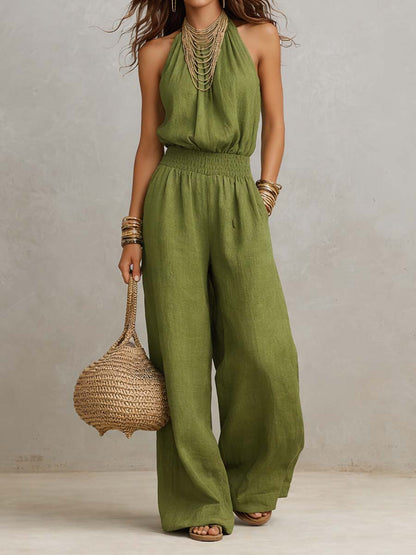 Valerie | Zomerse linnen jumpsuit