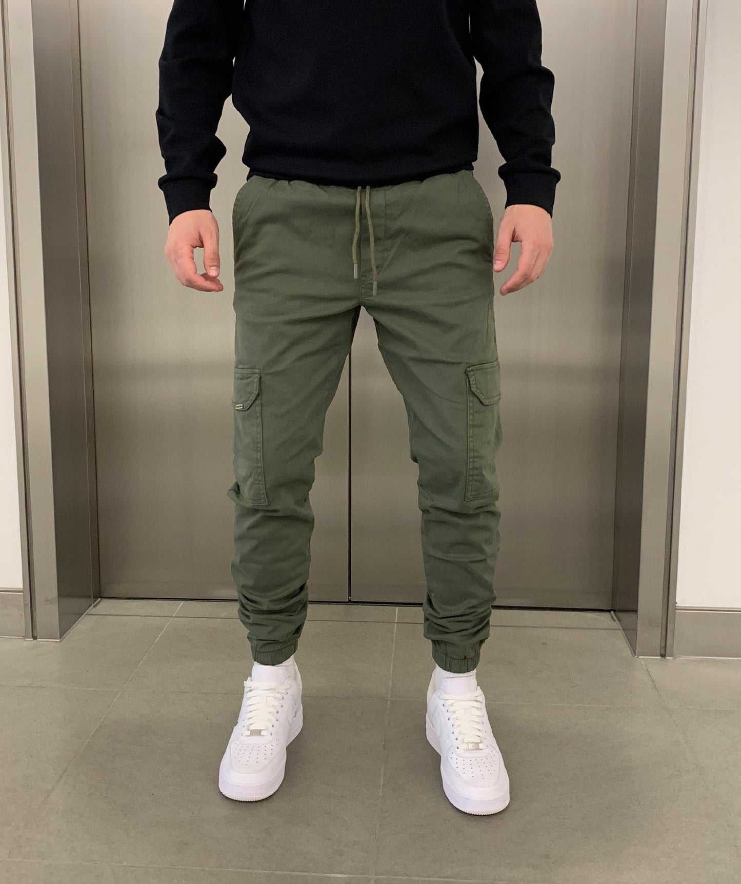 LARRY | CARGO BROEK JOGGINGPASVORM
