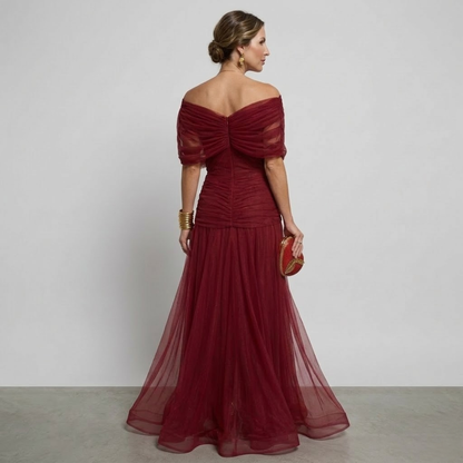 Margaret | Elegante Maxi-jurk met Flatterende Taille en Tijdloze Klasse