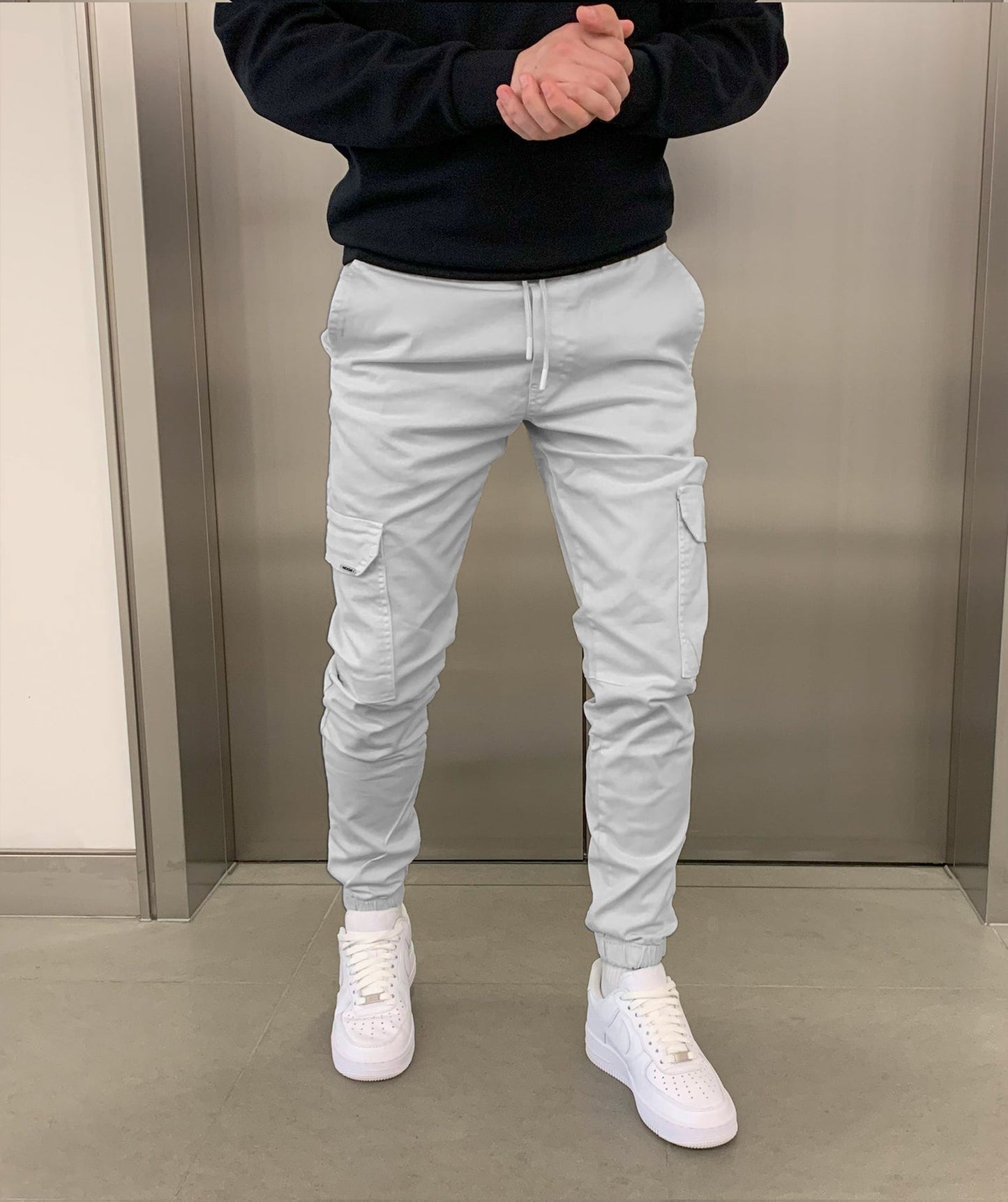 LARRY | CARGO BROEK JOGGINGPASVORM