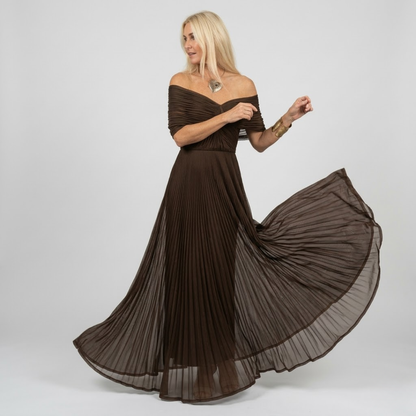 Margaret | Elegante Maxi-jurk met Flatterende Taille en Tijdloze Klasse