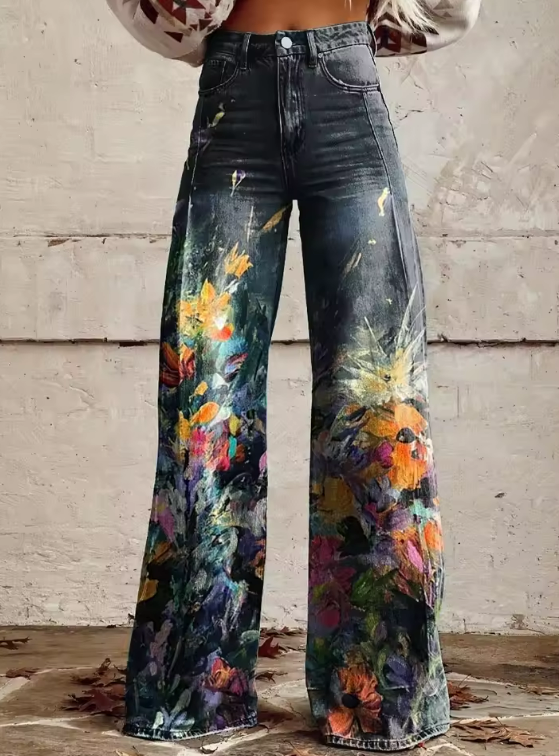 Poppy | Boho Chic Vloeiende en Comfortabele Broek