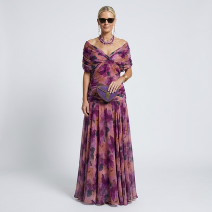 Margaret | Elegante Maxi-jurk met Flatterende Taille en Tijdloze Klasse