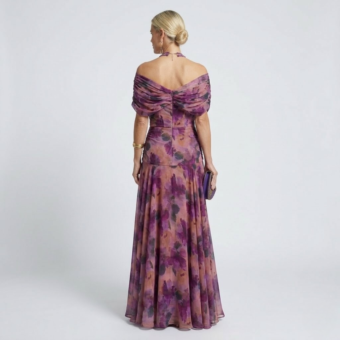 Margaret | Elegante Maxi-jurk met Flatterende Taille en Tijdloze Klasse