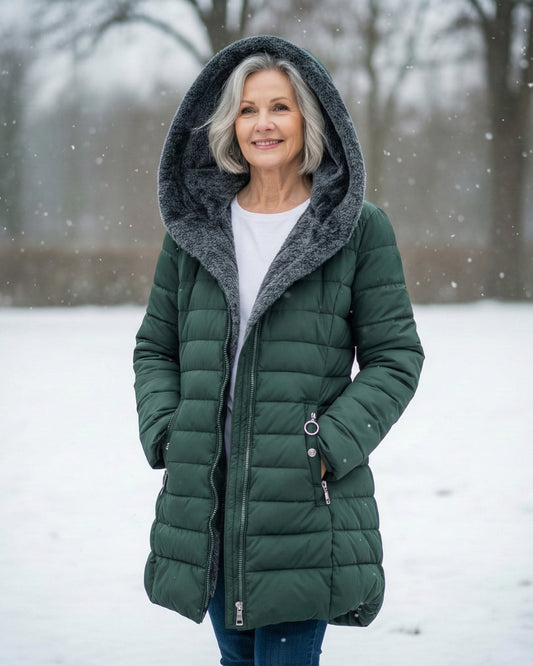 zoë | Pufferjas gevoerd met fleece