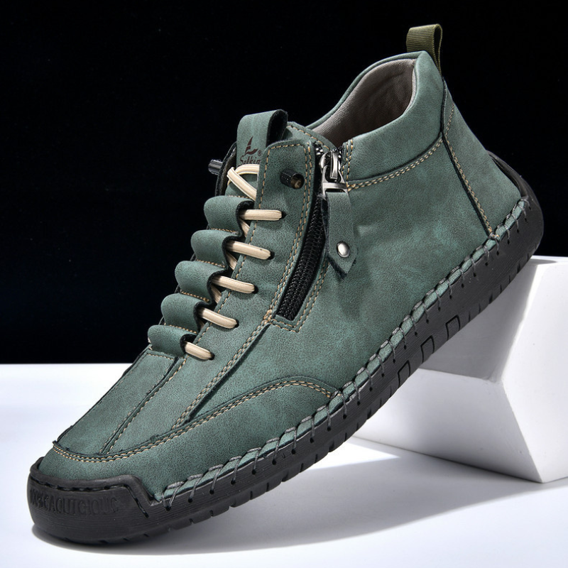 Titan | Nubuckleder Schoenen met Rits voor Mannen