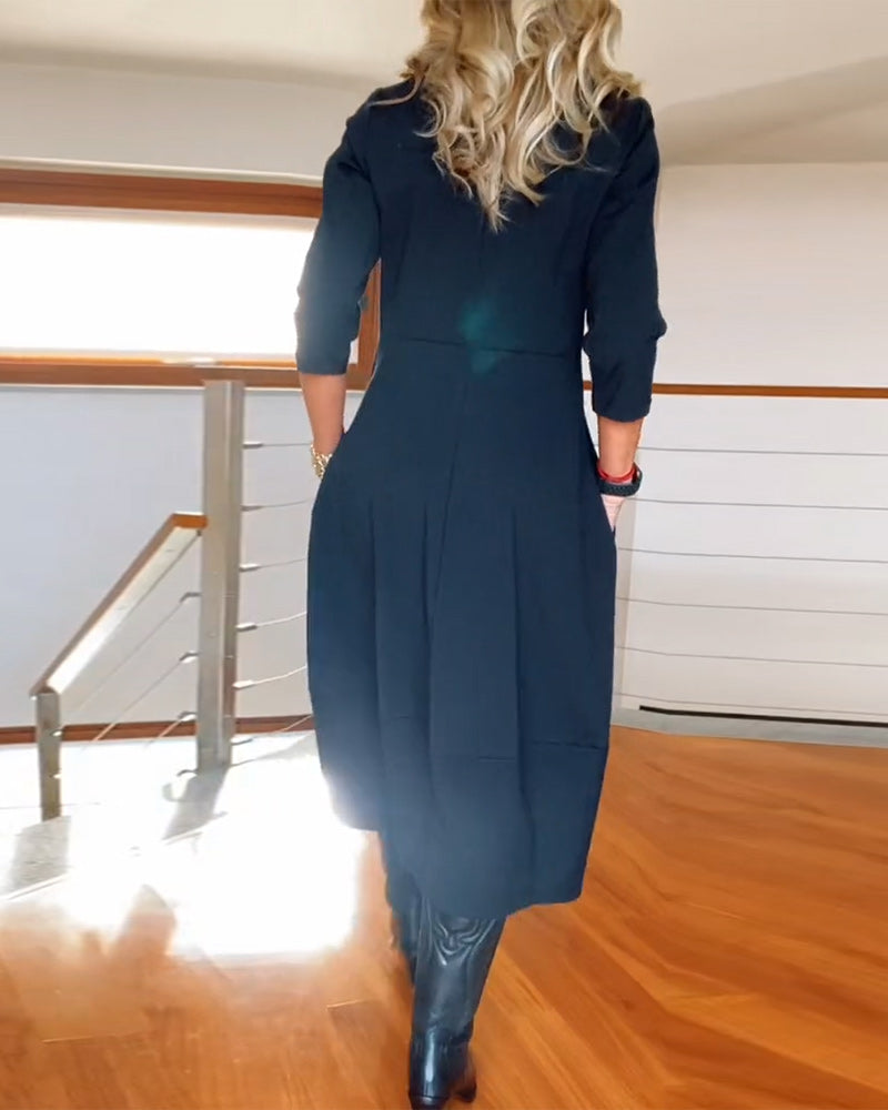 Tina | Elegante Maxi Jurk die het Silhouet Verfijnt en Dagelijks Comfort Biedt