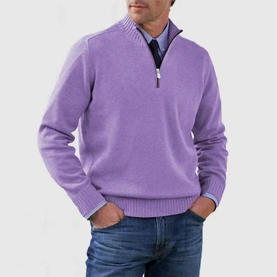 MARTIN | Gebreide Herentrui met Rits voor Verfijnde Warmte en Tijdloze Klasse