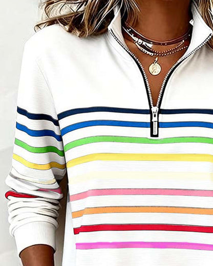 MIEKE | Casual Sweater met Comfort en Kleurrijke Stijl voor Elke Dag
