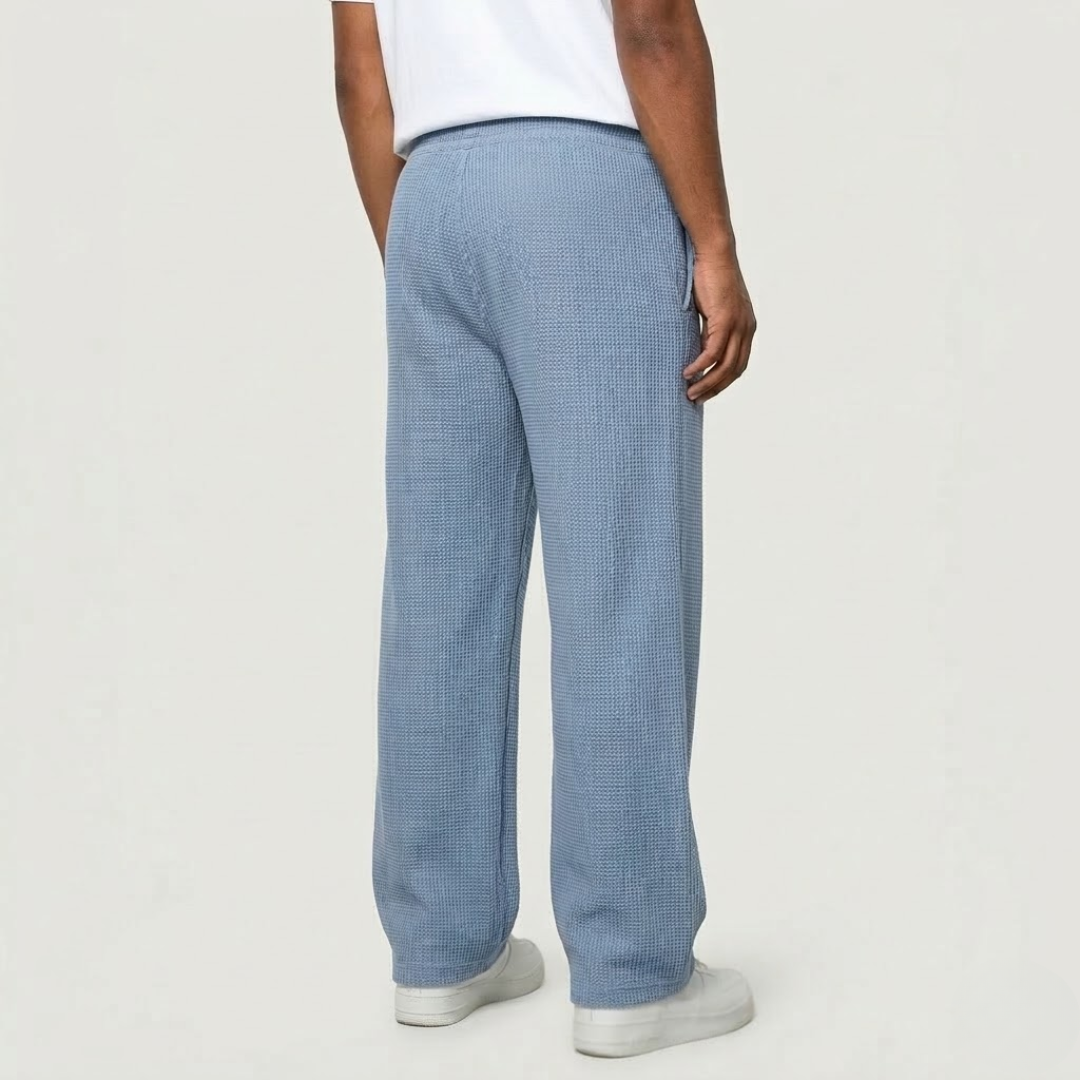 Dino | Comfortabele Wijde Broek voor Mannen met Verstelbare Taille