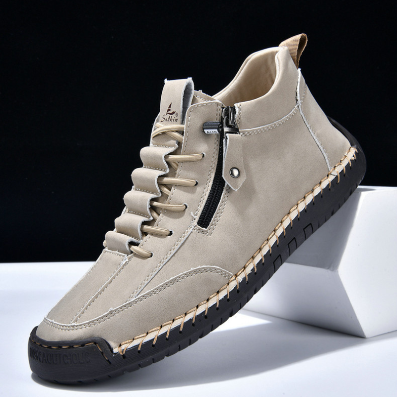 Titan | Nubuckleder Schoenen met Rits voor Mannen