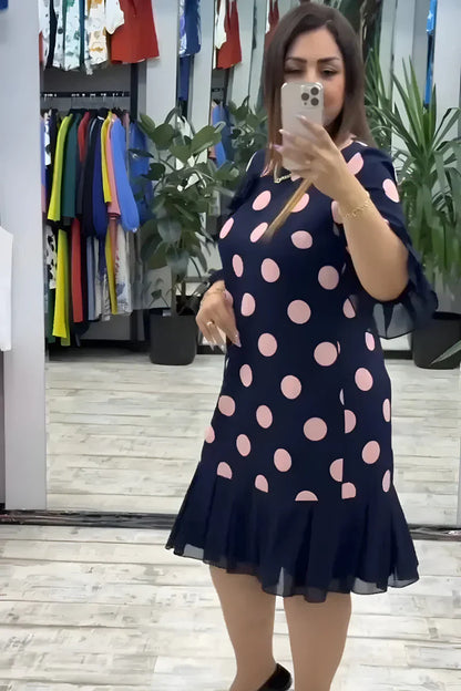 Kim | Elegante midi-jurk met flatterende pasvorm en tijdloze stijl
