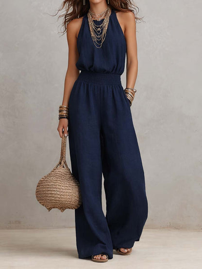 Valerie | Zomerse linnen jumpsuit