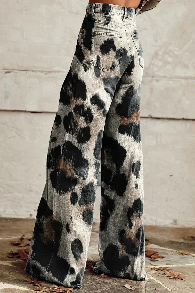 Leopard | Boho Vintage Broek met Chic Print