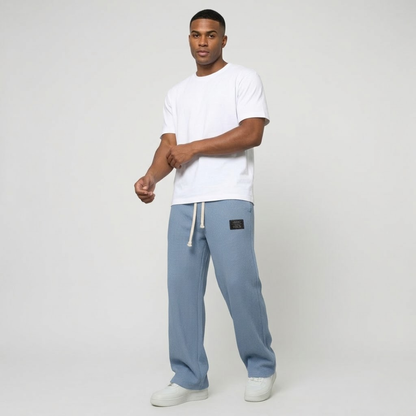 Dino | Comfortabele Wijde Broek voor Mannen met Verstelbare Taille