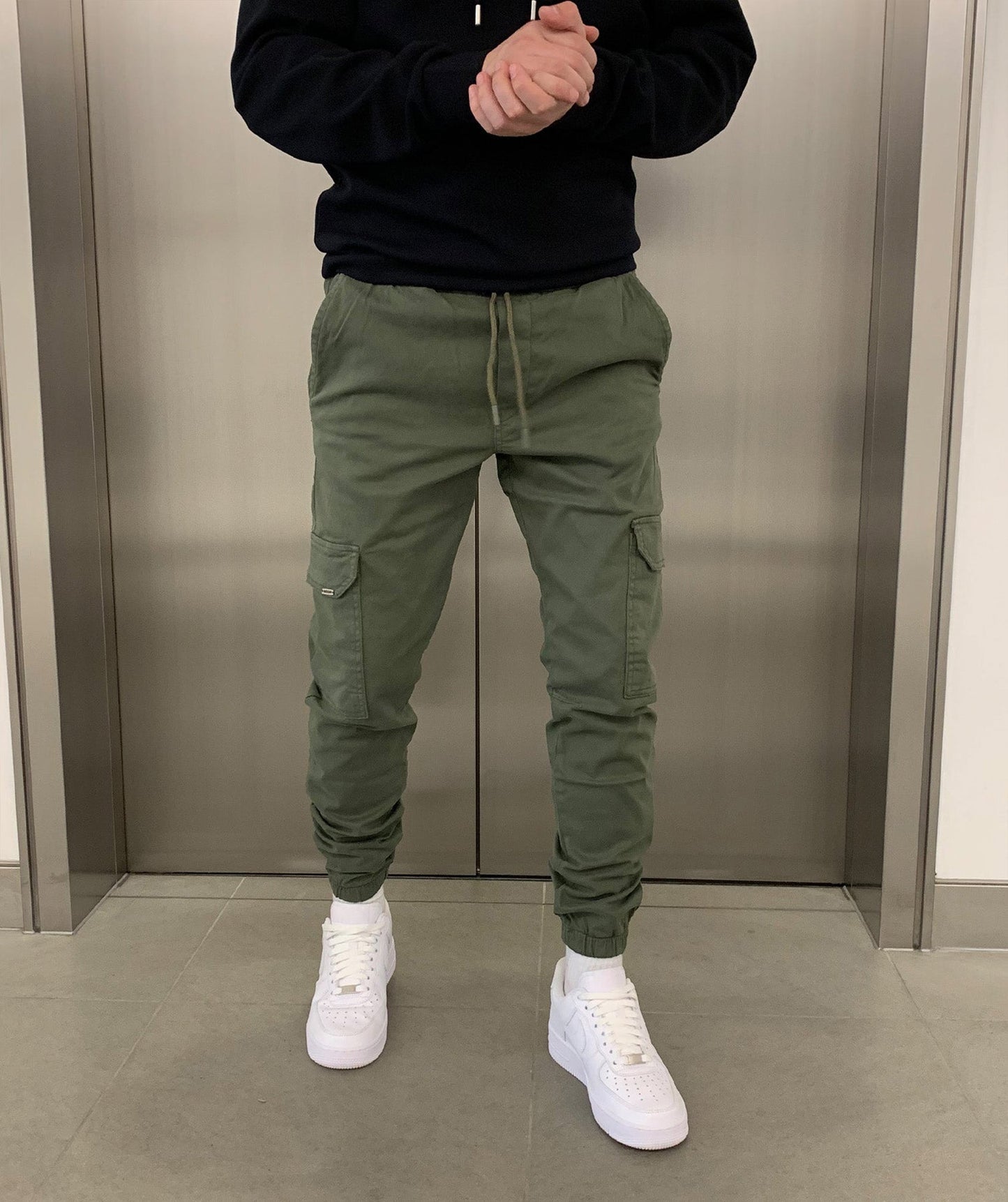 LARRY | CARGO BROEK JOGGINGPASVORM