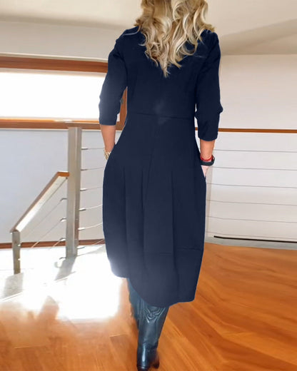 Tina | Elegante Maxi Jurk die het Silhouet Verfijnt en Dagelijks Comfort Biedt