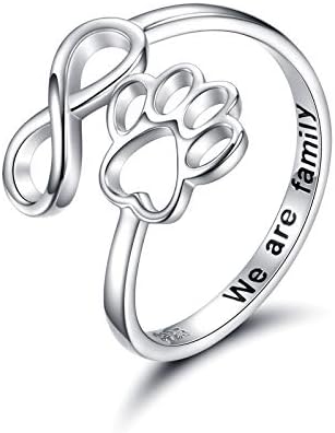 Pawlove ring met poot en hart