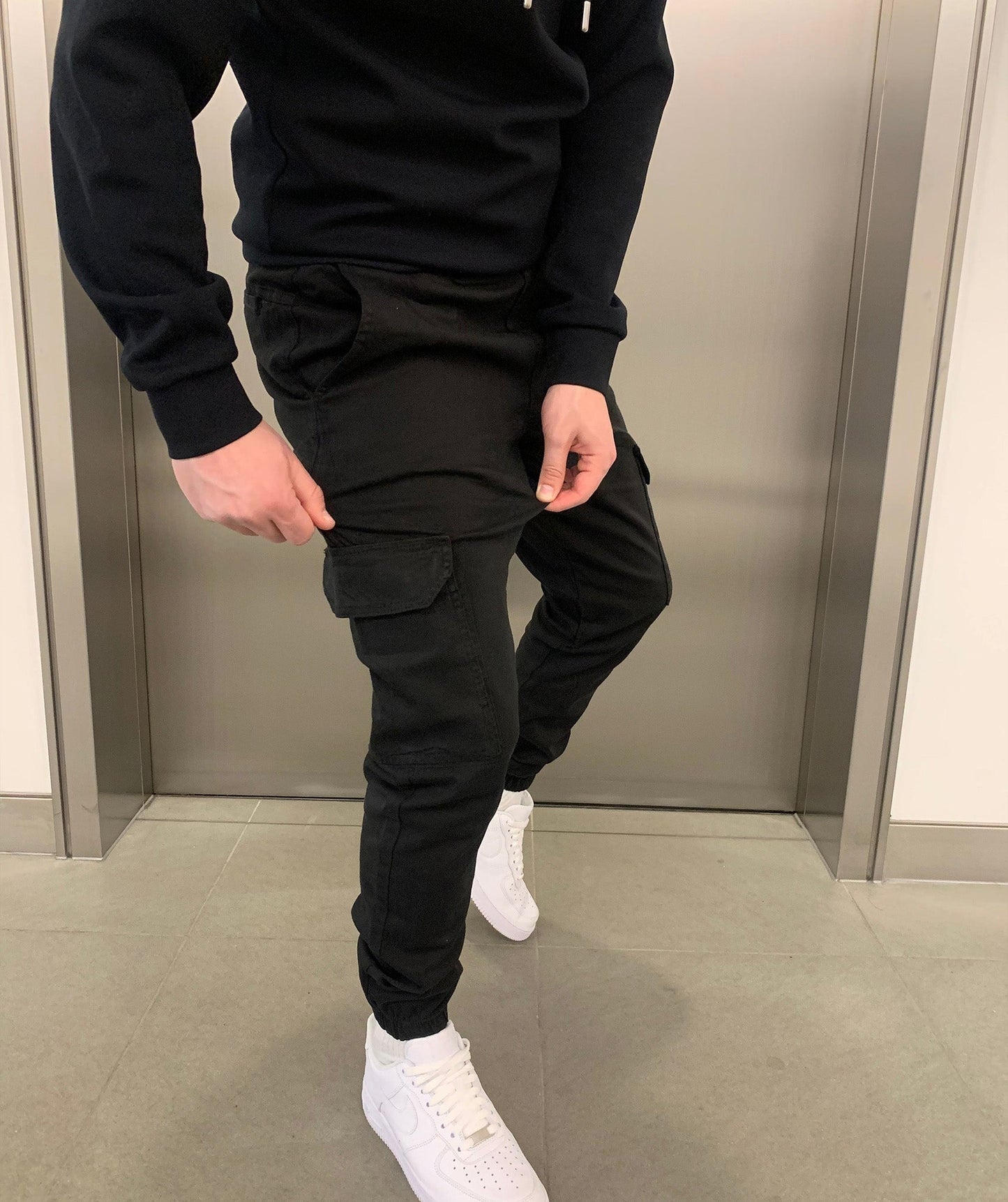 LARRY | CARGO BROEK JOGGINGPASVORM