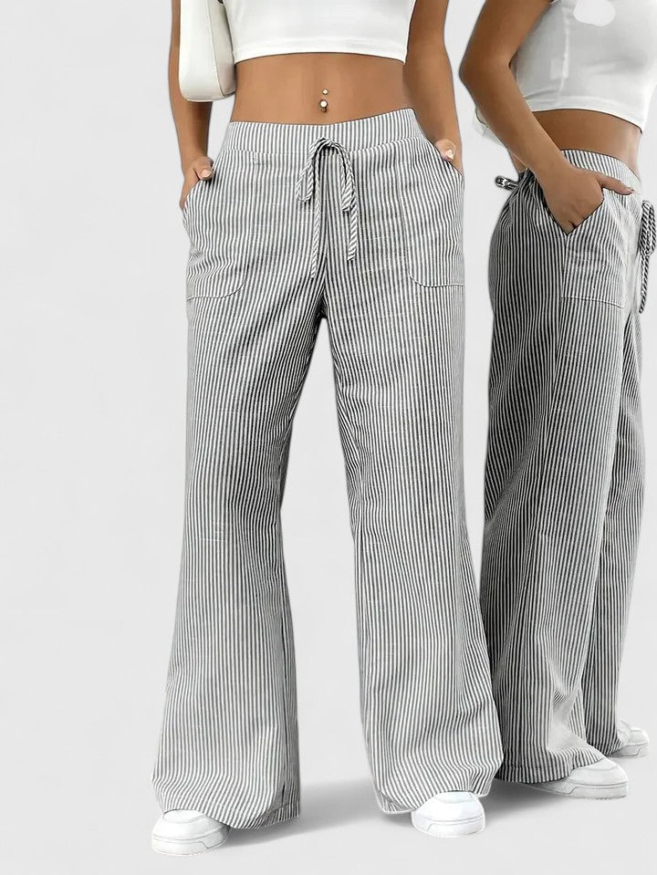 Monique | Ruime en comfortabele broeken met elegante details