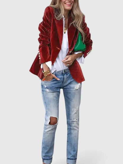 NOOR | Elegante Blazer met Flatterende Pasvorm en Tijdloze Klasse
