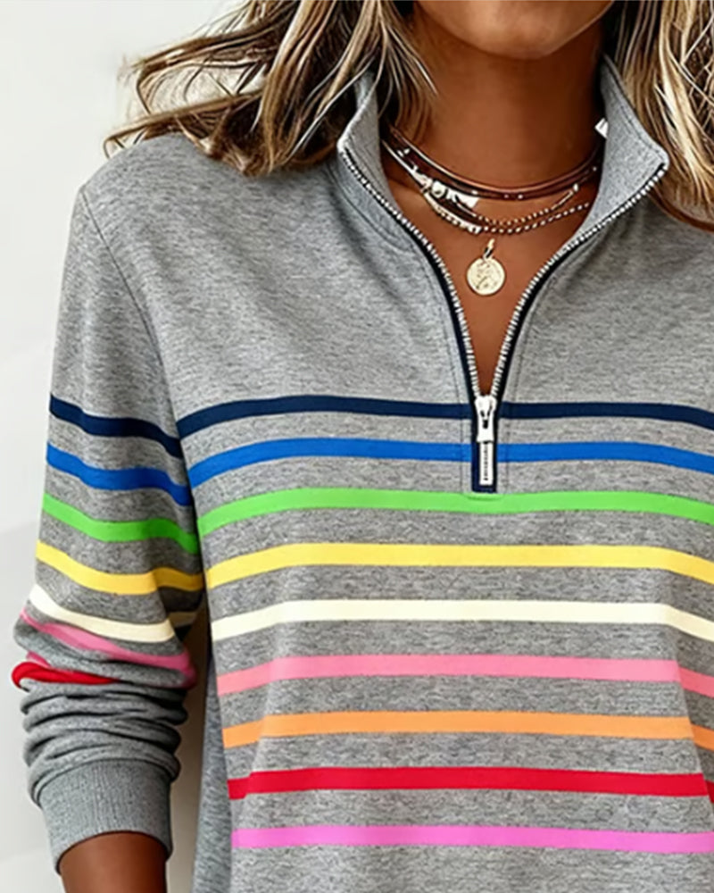 MIEKE | Casual Sweater met Comfort en Kleurrijke Stijl voor Elke Dag