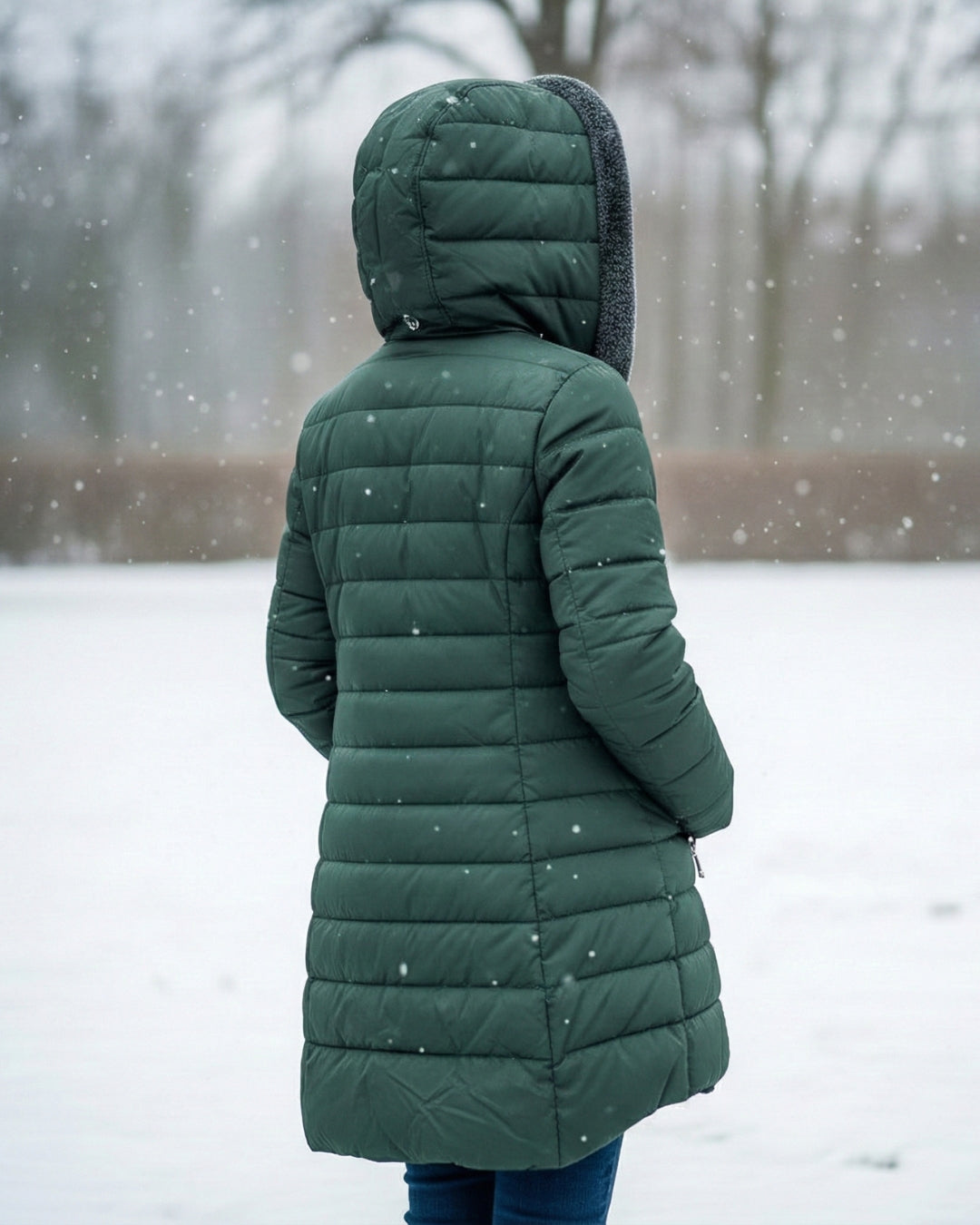 zoë | Pufferjas gevoerd met fleece