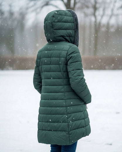 zoë | Pufferjas gevoerd met fleece