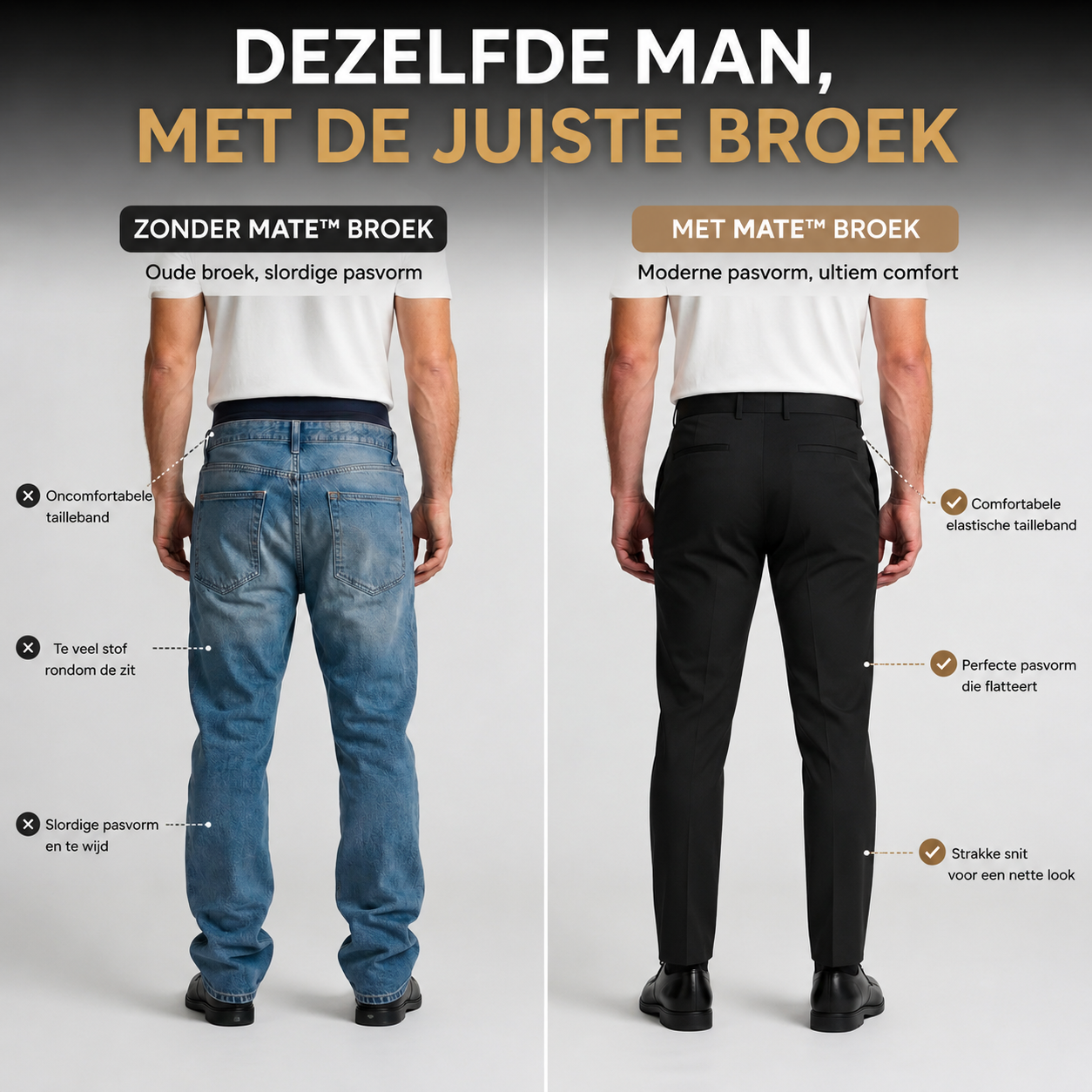 Mate™ | Stretch Comfort Broek