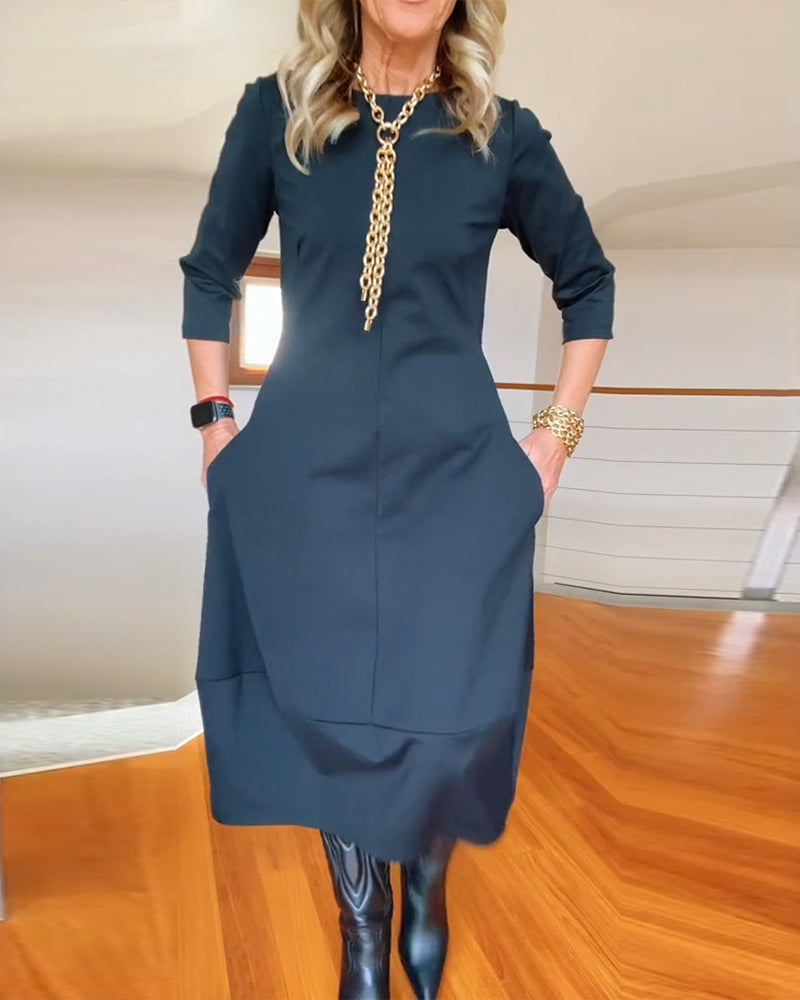 Tina | Elegante Maxi Jurk die het Silhouet Verfijnt en Dagelijks Comfort Biedt