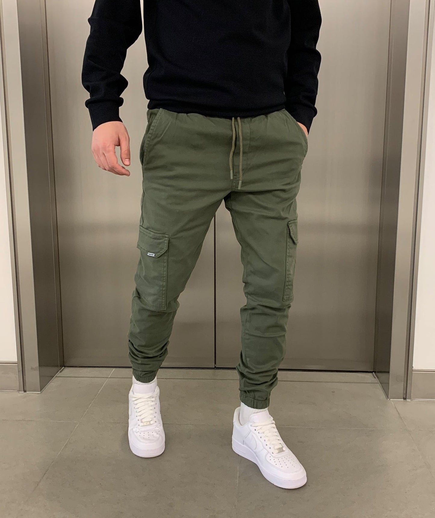 LARRY | CARGO BROEK JOGGINGPASVORM