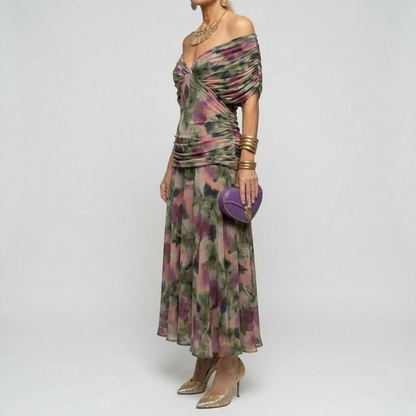 Margaret | Elegante Maxi-jurk met Flatterende Taille en Tijdloze Klasse