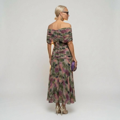 Margaret | Elegante Maxi-jurk met Flatterende Taille en Tijdloze Klasse