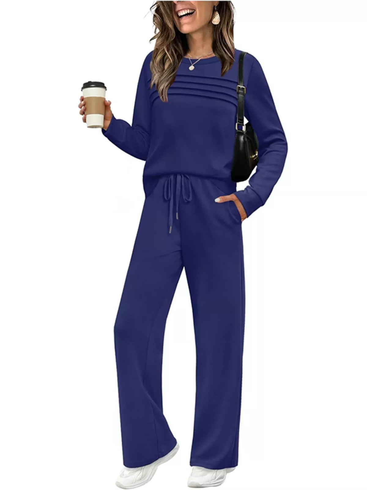 Pavella | 2 delig set comfortabele relaxfit