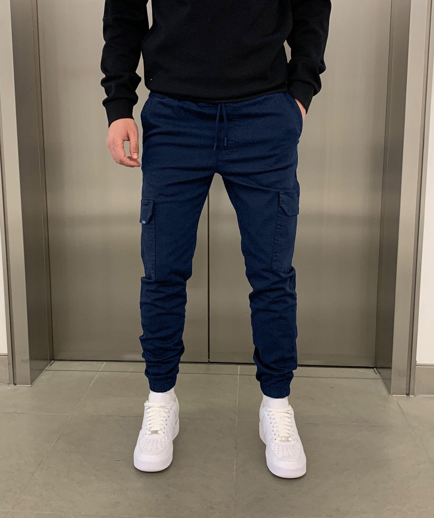 LARRY | CARGO BROEK JOGGINGPASVORM