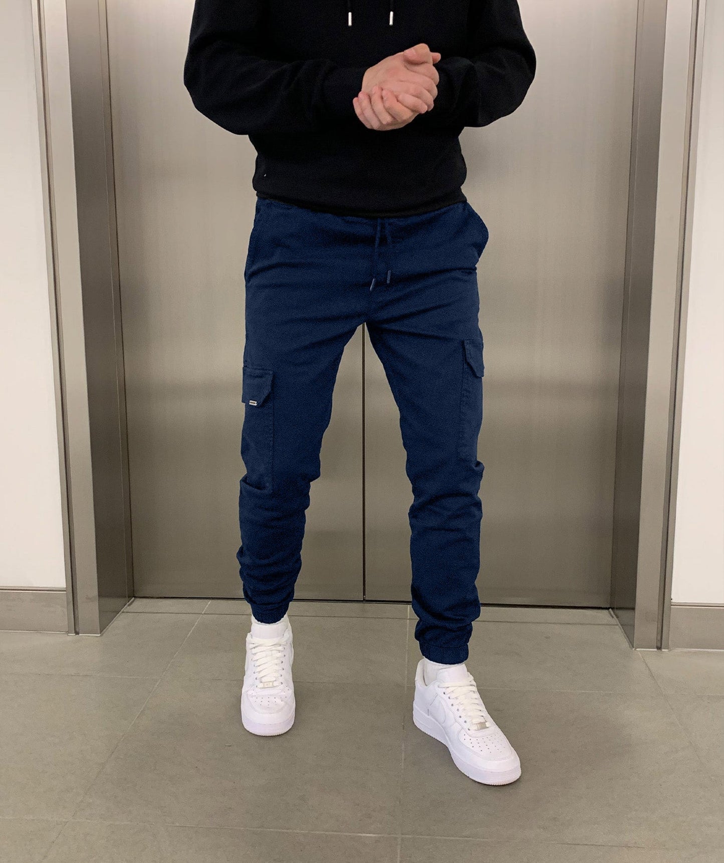 LARRY | CARGO BROEK JOGGINGPASVORM