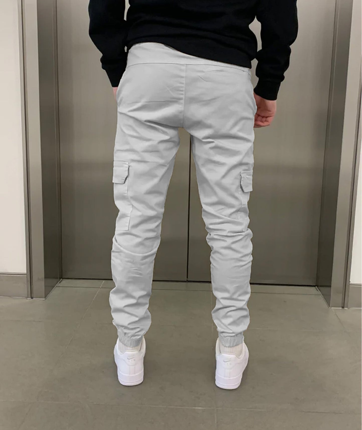 LARRY | CARGO BROEK JOGGINGPASVORM
