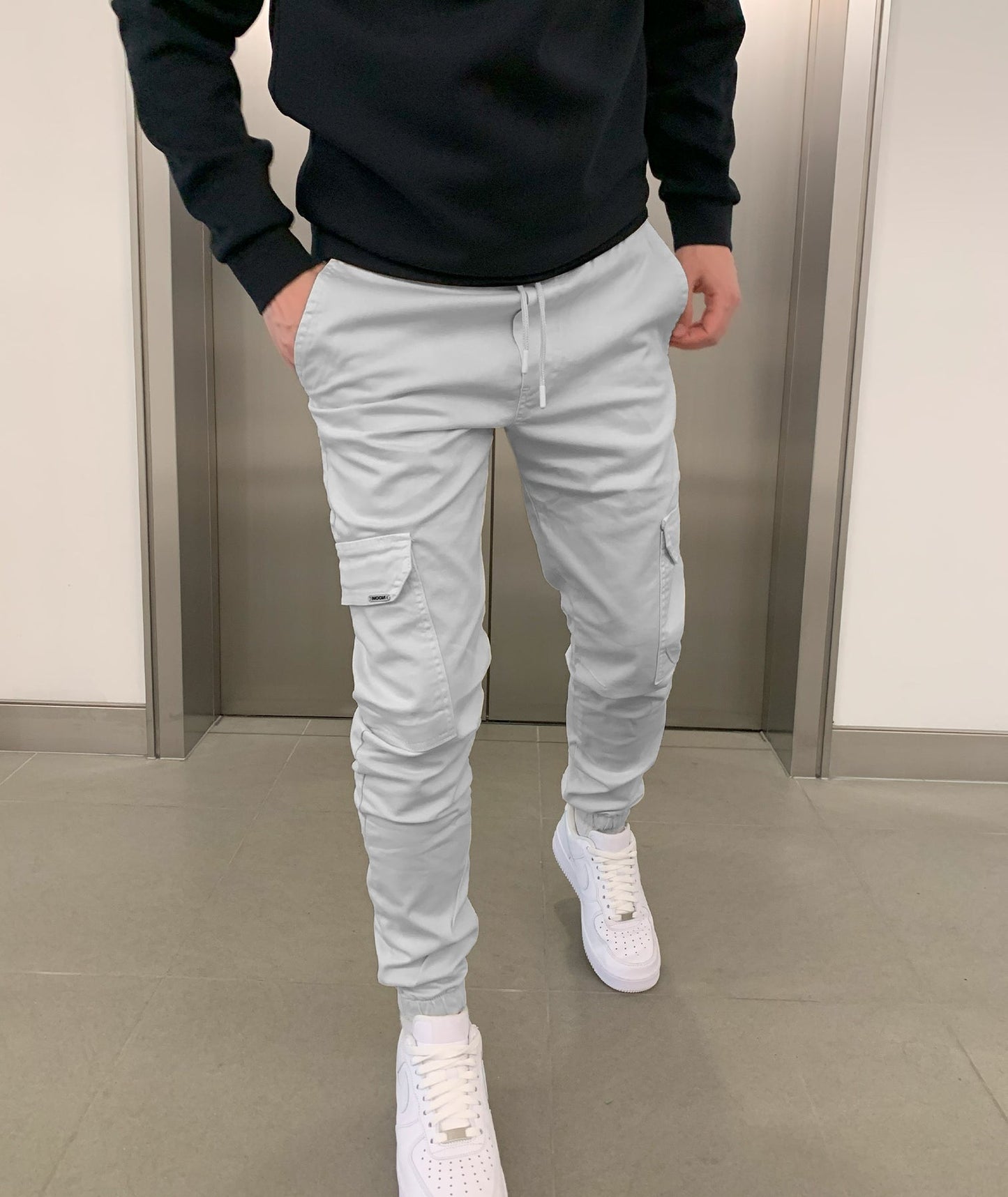 LARRY | CARGO BROEK JOGGINGPASVORM