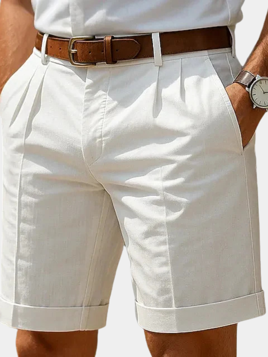 Tony™ | Elegante Heren Short met Plooien