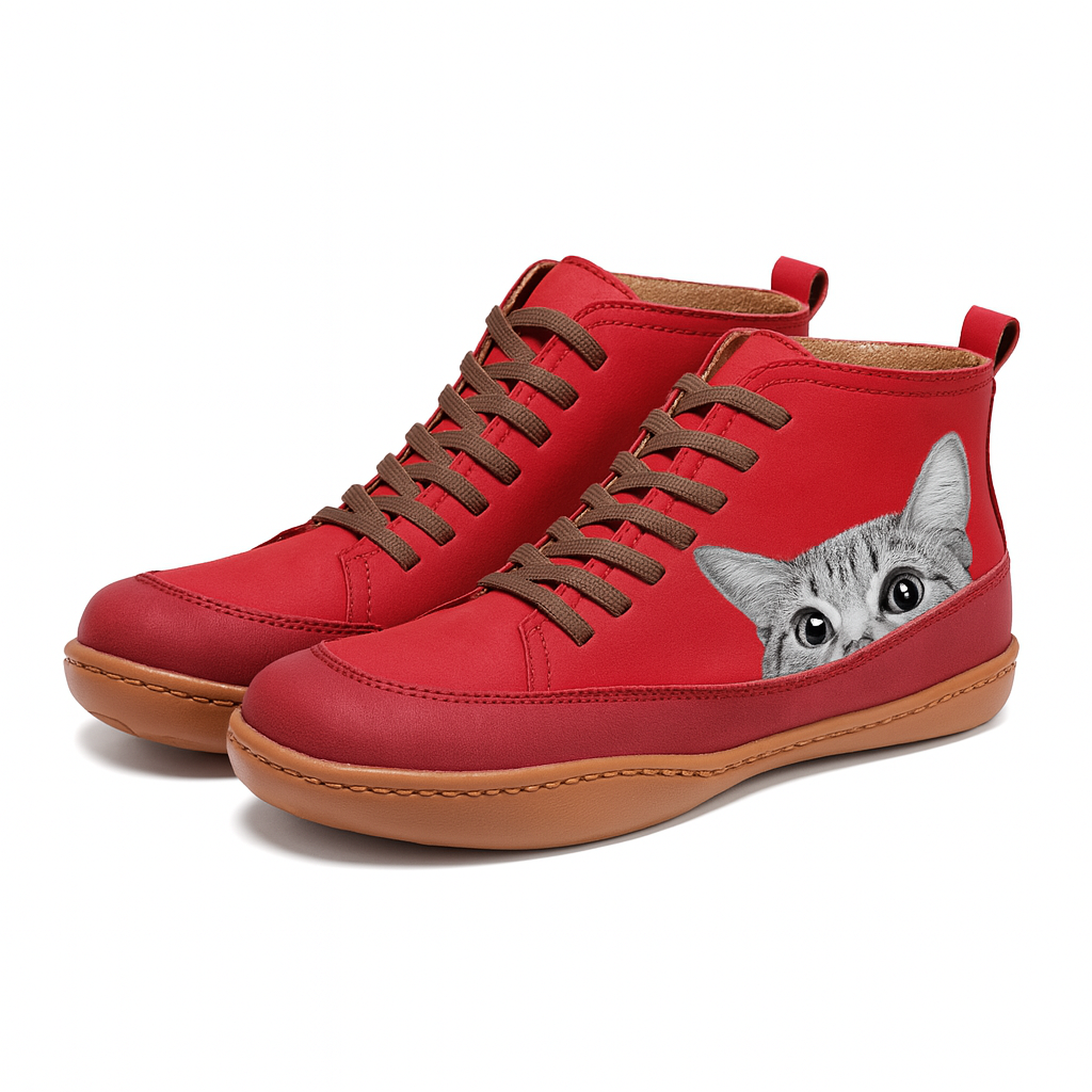 NAYLA | Katten Sneakers met Ultiem Comfort en Speelse Stijl