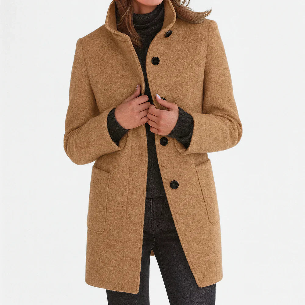 NORAWOOL | Klassieke wollen jas