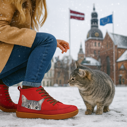 NAYLA | Katten Sneakers met Ultiem Comfort en Speelse Stijl